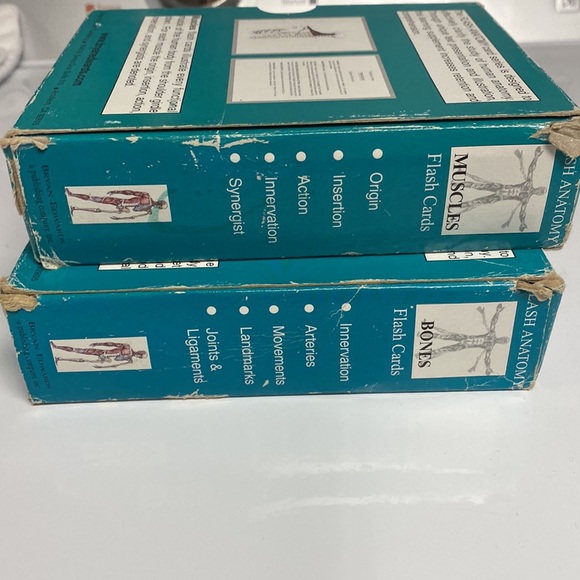 2 boxes Bryan Edwards Publishing Flash Anatomy Cards 164 each Bones Muscles - Picture 4 of 6
